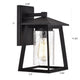 Chloe Lighting Russell Transitional 1 Light Textured Black Outdoor Wall Sconce 11’’ Height CHL-CH2S214BK11-OD1