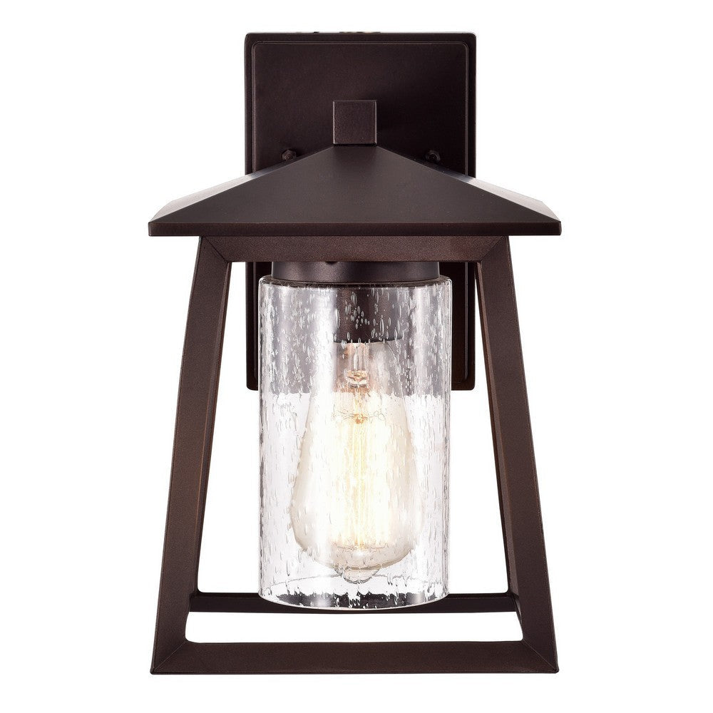 Chloe Lighting Russell Transitional 1 Light Oil Rubbed Bronze Outdoor Wall Sconce 11’’ Height CHL-CH2S214RB11-OD1