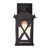 Chloe Lighting Vincent Transitional 1 Light Textured Black Outdoor Wall Sconce 12’’ Height CHL-CH2S217BK12-OD1