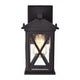 Chloe Lighting Vincent Transitional 1 Light Textured Black Outdoor Wall Sconce 12’’ Height CHL-CH2S217BK12-OD1
