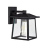Chloe Lighting Orly Transitional 1 Light Textured Black Outdoor Wall Sconce 11’’ Height CHL-CH2S220BK11-OD1
