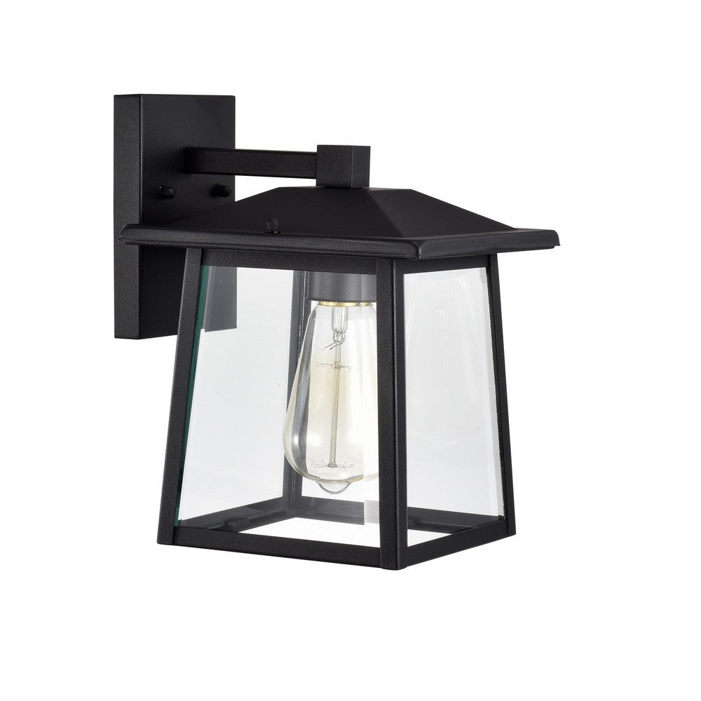 Chloe Lighting Orly Transitional 1 Light Textured Black Outdoor Wall Sconce 11’’ Height CHL-CH2S220BK11-OD1