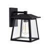 Chloe Lighting Orly Transitional 1 Light Textured Black Outdoor Wall Sconce 12’’ Height CHL-CH2S220BK12-OD1