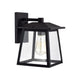 Chloe Lighting Orly Transitional 1 Light Textured Black Outdoor Wall Sconce 12’’ Height CHL-CH2S220BK12-OD1