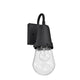 Lighting JEFFREE Transitional 1 Light Textured Black Outdoor Wall Sconce 13’’ Height CHL-CH2S297BK13-OD1