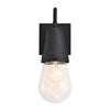 Lighting JEFFREE Transitional 1 Light Textured Black Outdoor Wall Sconce 13’’ Height CHL-CH2S297BK13-OD1