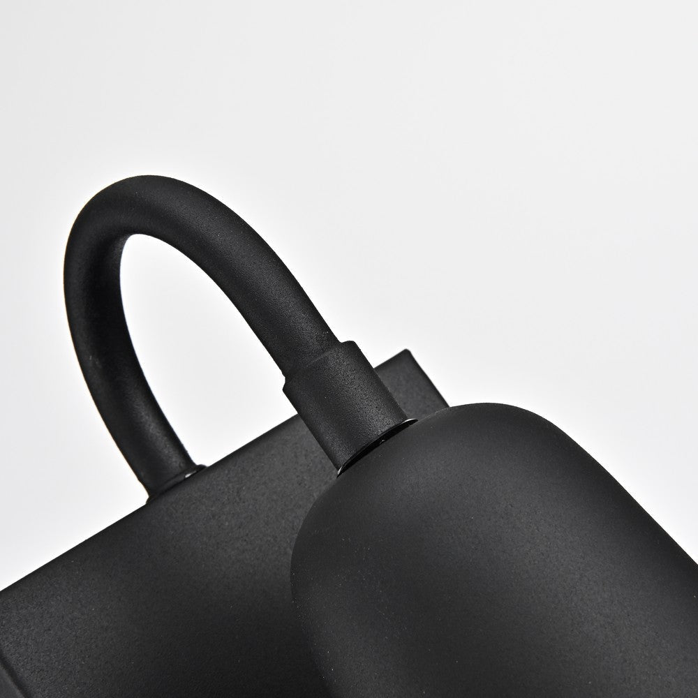 Lighting JEFFREE Transitional 1 Light Textured Black Outdoor Wall Sconce 13’’ Height CHL-CH2S297BK13-OD1