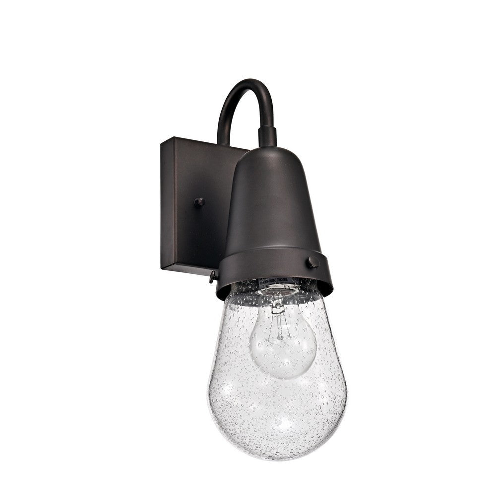Lighting JEFFREE Transitional 1 Light Rubbed Bronze Outdoor Wall Sconce 13’’ Height CHL-CH2S297RB13-OD1