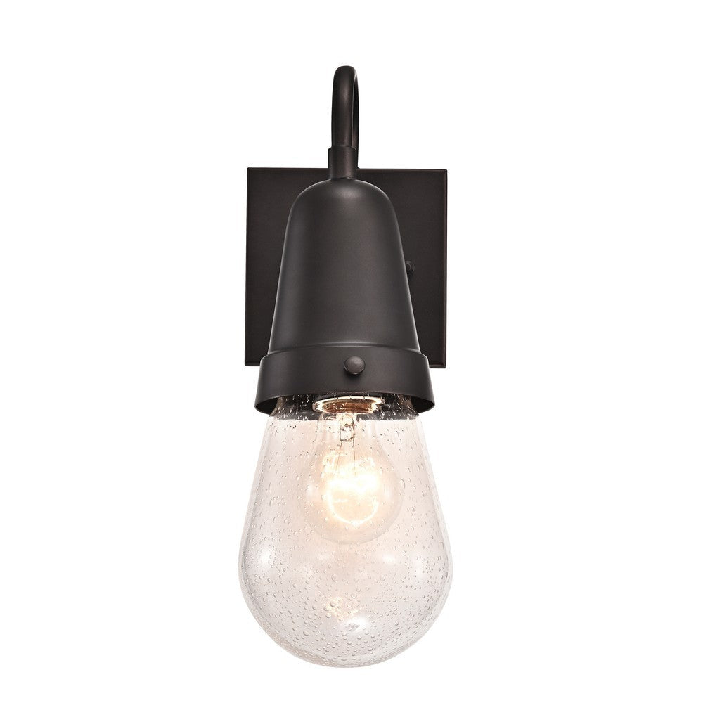 Lighting JEFFREE Transitional 1 Light Rubbed Bronze Outdoor Wall Sconce 13’’ Height CHL-CH2S297RB13-OD1