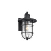 Lighting MARKUS Transitional 1 Light Textured Black Outdoor Wall Sconce 14" Height