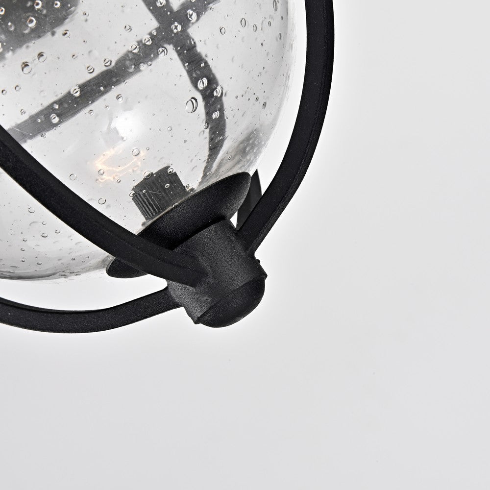 Lighting MARKUS Transitional 1 Light Textured Black Outdoor Wall Sconce 14’’ Height CHL-CH2S298BK14-OD1