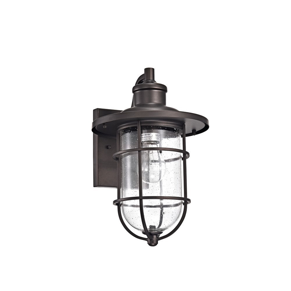 Lighting MARKUS Transitional 1 Light Rubbed Bronze Outdoor Wall Sconce 14’’ Height CHL-CH2S298RB14-OD1