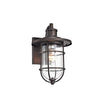Lighting MARKUS Transitional 1 Light Rubbed Bronze Outdoor Wall Sconce 14" Height