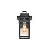 Lighting BRIAN Transitional 1 Light Textured Black Outdoor Wall Sconce 13’’ Height CHL-CH2S299BK13-OD1