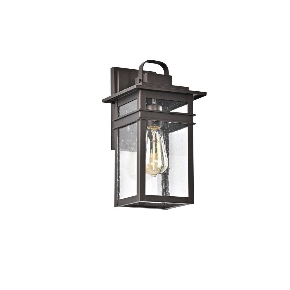 Lighting BRIAN Transitional 1 Light Rubbed Bronze Outdoor Wall Sconce 13’’ Height CHL-CH2S299RB13-OD1