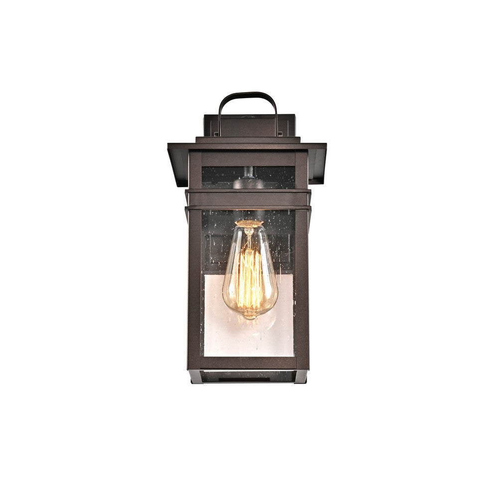 Lighting BRIAN Transitional 1 Light Rubbed Bronze Outdoor Wall Sconce 13’’ Height CHL-CH2S299RB13-OD1