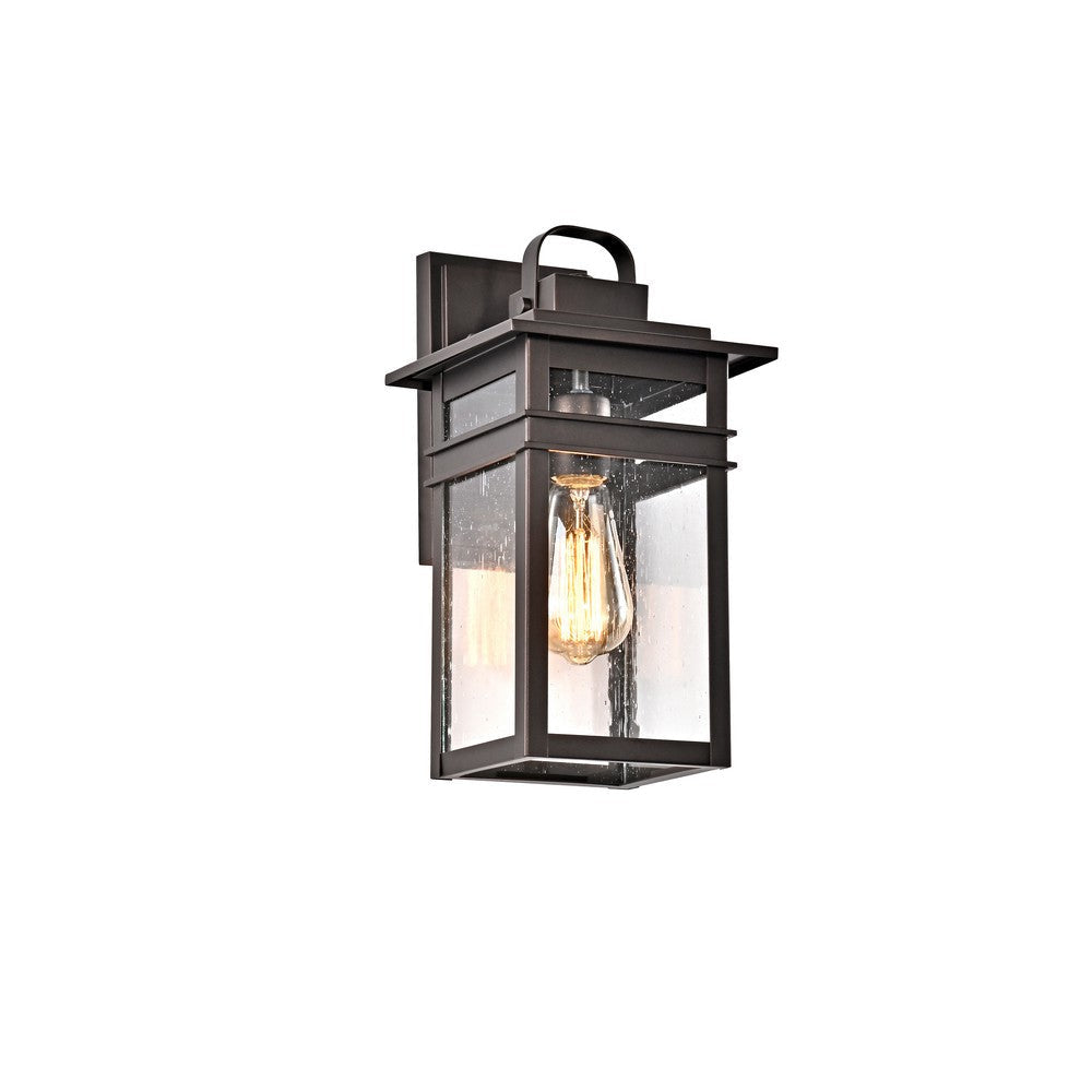 Lighting BRIAN Transitional 1 Light Rubbed Bronze Outdoor Wall Sconce 13" Height