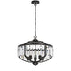 Lighting KENNA Transitional 5 Light Rubbed Bronze Ceiling Pendant Fixture 20’’ Width CHL-CH2S843RB20-UP5
