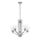 Lighting KAYLA Transitional 5 Light Chrome Chandelier Fixture 24’’ Width CHL-CH2S944CM24-UC5