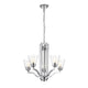 Lighting KAYLA Transitional 5 Light Chrome Chandelier Fixture 24" Width