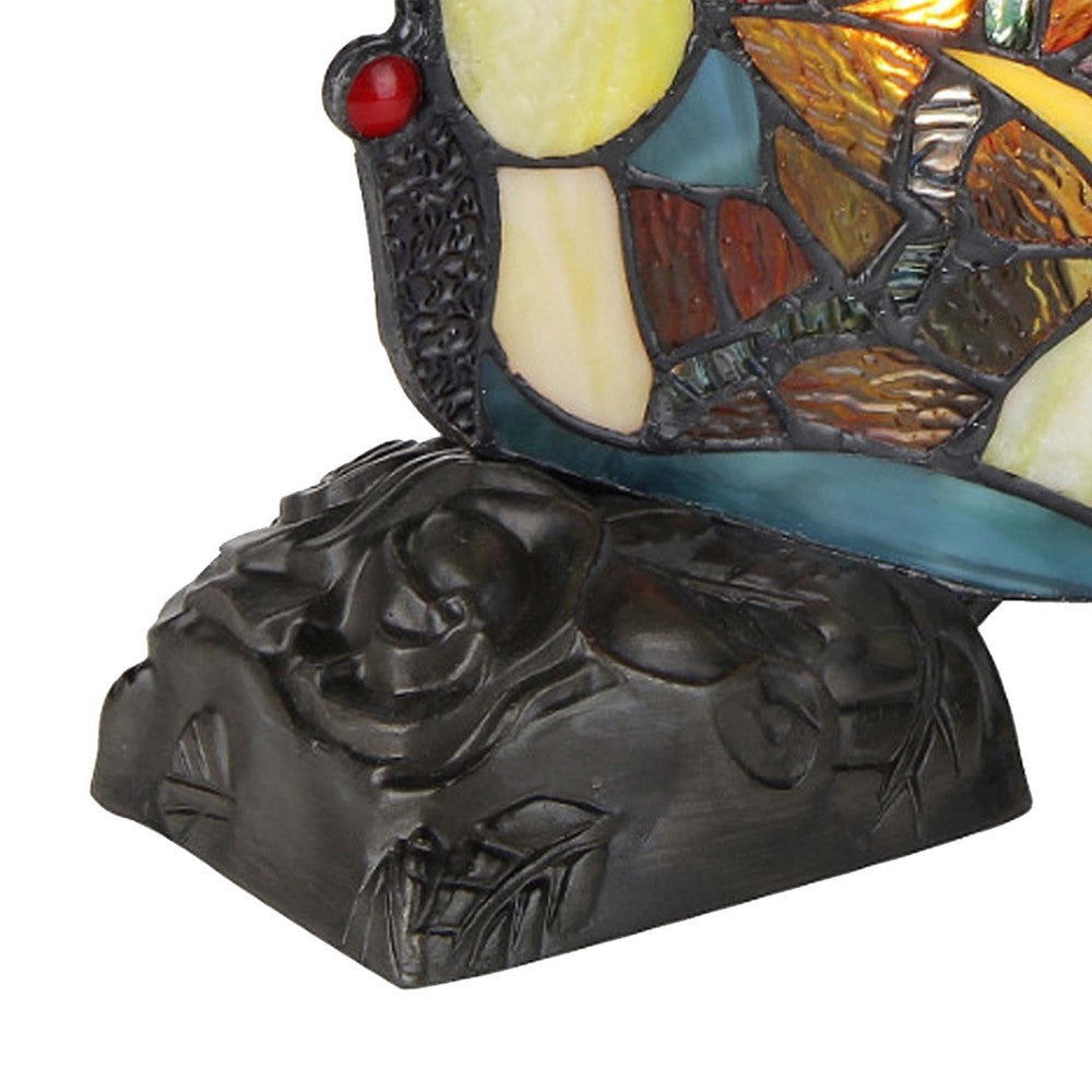 Accent Table Lamp with Butterfly Shape Design Bronze CHL-CH30279BF05-NL1
