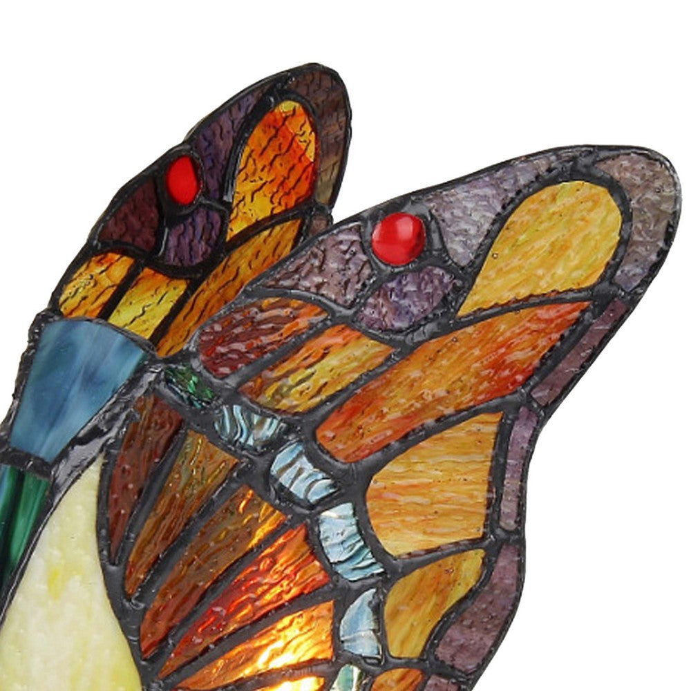 Accent Table Lamp with Butterfly Shape Design Bronze CHL-CH30279BF05-NL1