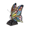 10 Inches Butterfly Desk Lamp with Molded Details, Multicolor