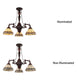 CHLOE Lighting BELLE Mission Tiffany-style Blackish Bronze 3 Light Mini Chandelier 21’’ Wide CHL-CH31315MI21-DC3