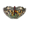 CHLOE Lighting ANISOPTERA PURITY Dragonfly-Style 1-Light Black Finish Wall Sconce 12’’ Wide CHL-CH32825DB12-WS1