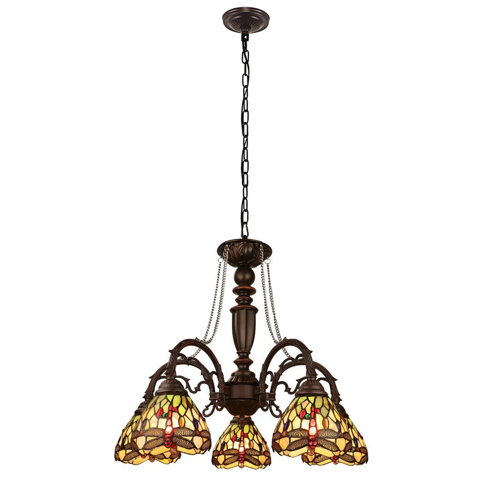 CH32825DB27-DC5 Antique Dark Bronze Chandelier