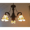 PROGRESSIVE Tiffany-style Mission 3 Light Mini Chandelier 22’’ Wide CHL-CH33226MI22-DC3