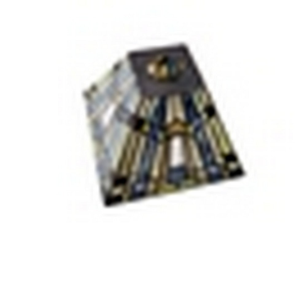 CHLOE Lighting KINSEY Tiffany-Style Blackish Bronze 1-Light Mission Mini-Pendant 8’’ Shade CHL-CH33293MS08-DP1
