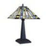 CHLOE Lighting KINSEY Mission Tiffany-Style Blackish Bronze 1 Light Table Lamp 12’’ Wide CHL-CH33293MS12-TL1