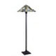 CHLOE Lighting KINSEY Tiffany-Style Blackish Bronze 2-Light Mission Floor Lamp 18’’ Shade CHL-CH33293MS18-FL2