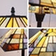 CHLOE Lighting KINSEY Tiffany-Style Blackish Bronze 2-Light Mission Floor Lamp 18’’ Shade CHL-CH33293MS18-FL2