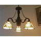 PROGRESSIVE Tiffany-style Mission 3 Light Mini Chandelier 23’’ Wide CHL-CH33293MS23-DC3