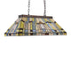 Lighting KINSEY Tiffany-style Blackish Bronze 3 light Mission Island Fixture 28’’ Wide CHL-CH33293MS28-IL3