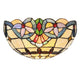Hand Crafted Tiffany Style Glass Wall Sconce, Multicolor