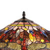 CHLOE Lighting DRAGAN Tiffany-style 2 Light Dragonfly Table Lamp 16’’ Shade CHL-CH33341DY16-TL2