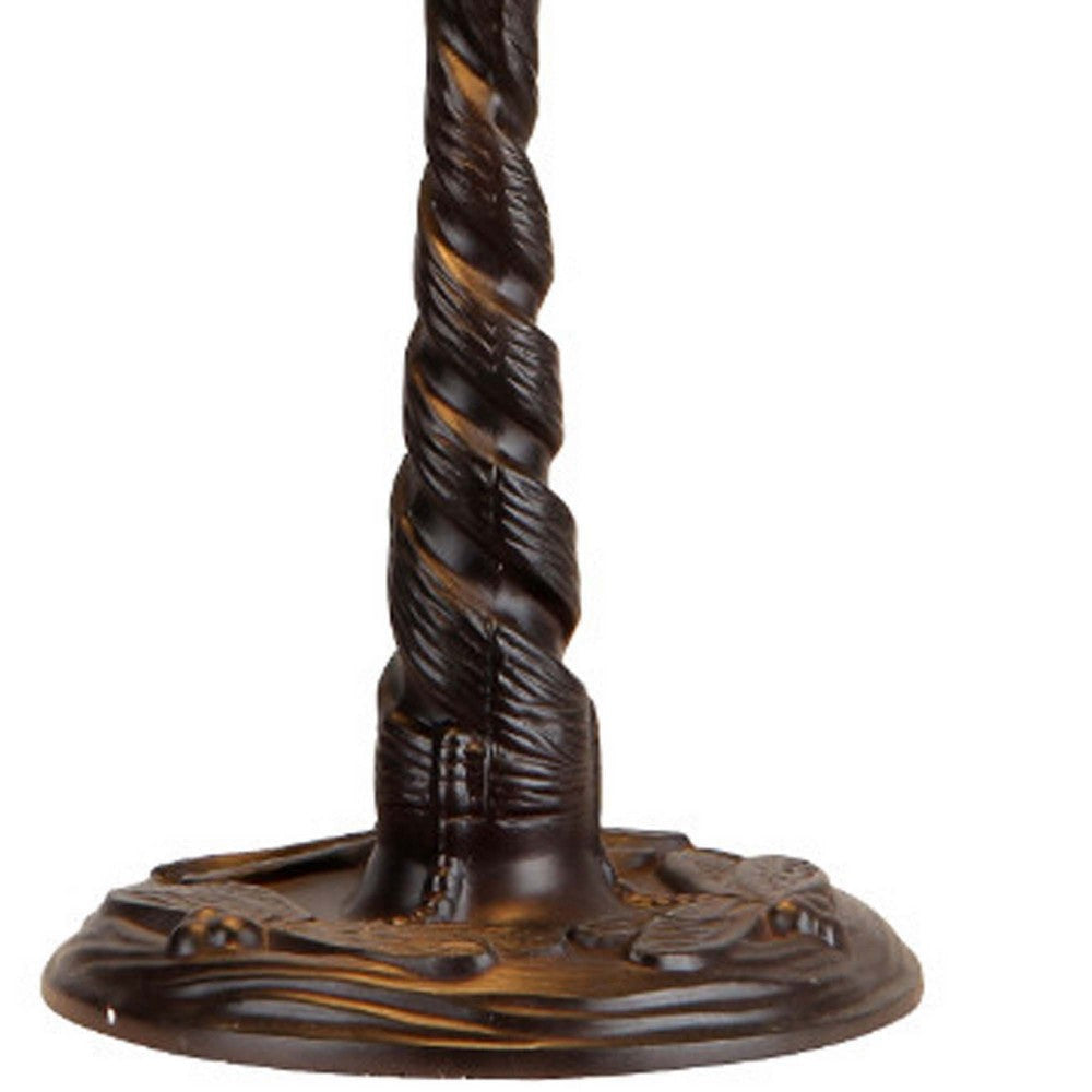 CHLOE Lighting DRAGAN Tiffany-style 2 Light Dragonfly Table Lamp 16’’ Shade CHL-CH33341DY16-TL2