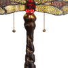 CHLOE Lighting DRAGAN Tiffany-style 2 Light Dragonfly Table Lamp 16’’ Shade CHL-CH33341DY16-TL2