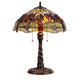 CHLOE Lighting DRAGAN Tiffany-style 2 Light Dragonfly Table Lamp 16" Shade