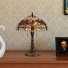 CHLOE Lighting DRAGAN Tiffany-style 2 Light Dragonfly Table Lamp 16" Shade