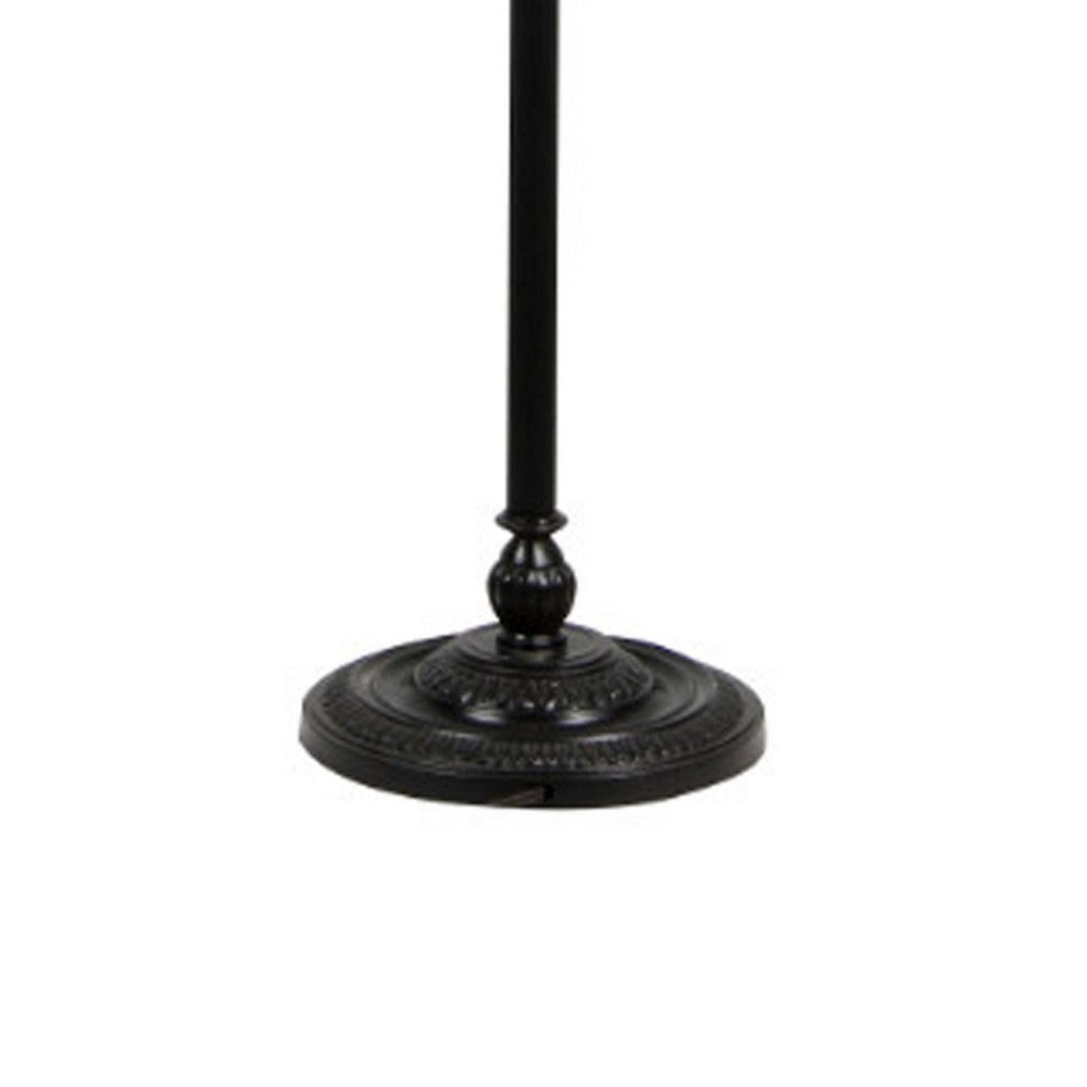 SERENITY Tiffany-style 1 Light Victorian Torchiere Floor Lamp 14’’ Shade CHL-CH33353VR14-TF1