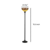 SERENITY Tiffany-style 1 Light Victorian Torchiere Floor Lamp 14’’ Shade CHL-CH33353VR14-TF1