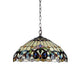 CHLOE Lighting SERENITY Victorian Tiffany-style Dark Bronze 2 Light Pendant 16’’ Wide CHL-CH33353VR16-DH2
