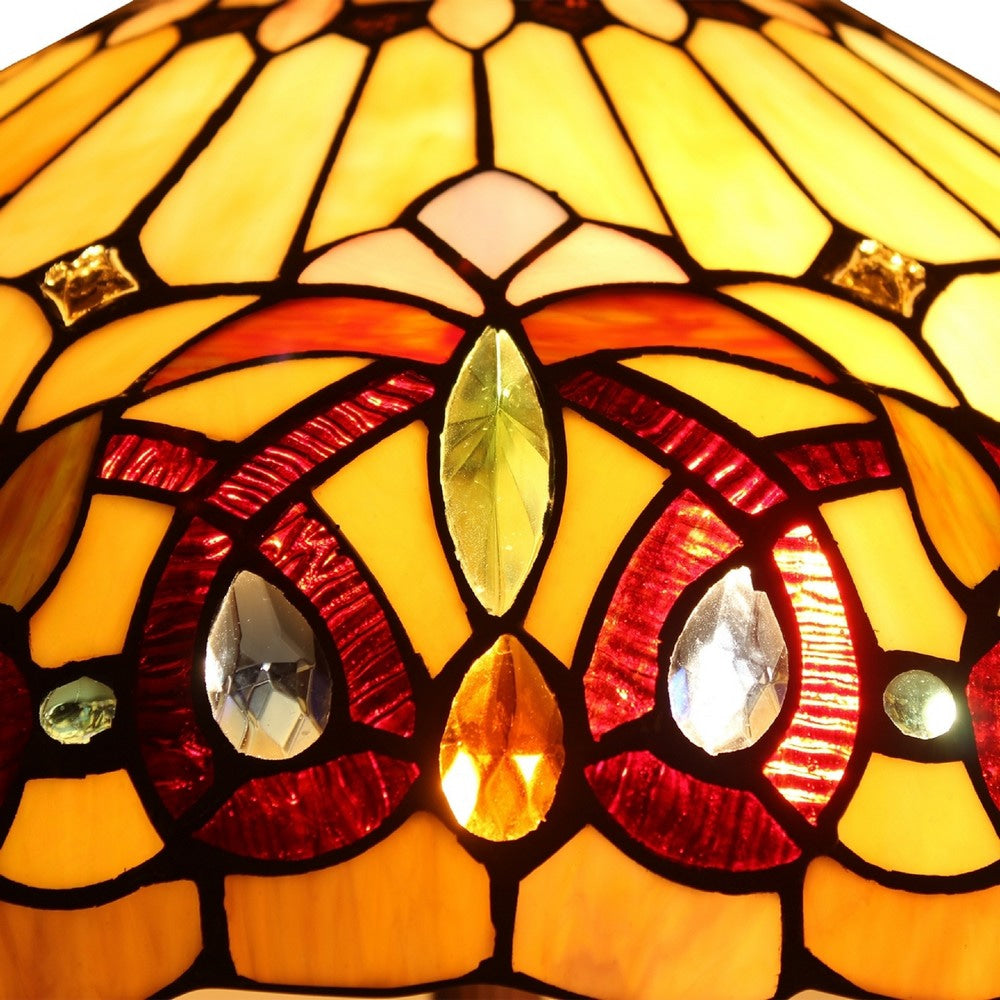 CHLOE Lighting SERENITY Victorian Tiffany-style Dark Bronze 2 Light Pendant 16’’ Wide CHL-CH33353VR16-DH2