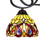 CHLOE Lighting SERENITY Victorian Tiffany-Style Dark Bronze 3 Light Mini Chandelier 25’’ Wide CHL-CH33353VR25-DD3
