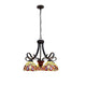 CHLOE Lighting SERENITY Victorian Tiffany-Style Dark Bronze 5 Light Large Chandelier 25’’ Wide CHL-CH33353VR25-DD5