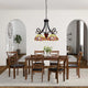CHLOE Lighting SERENITY Victorian Tiffany-Style Dark Bronze 5 Light Large Chandelier 25’’ Wide CHL-CH33353VR25-DD5